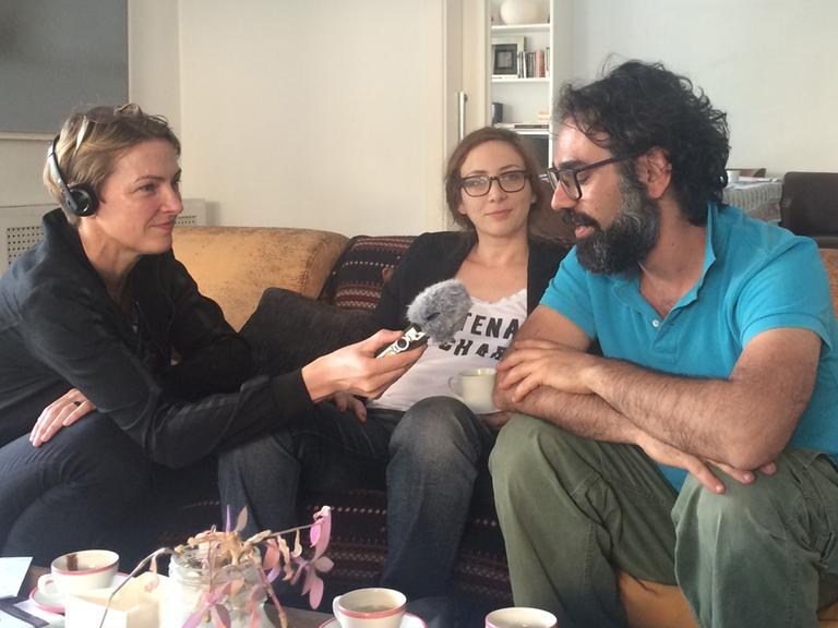 Omar Rajeh und Mia Hablis im Gespräch mit Susanne Burkhardt, Mai 2017