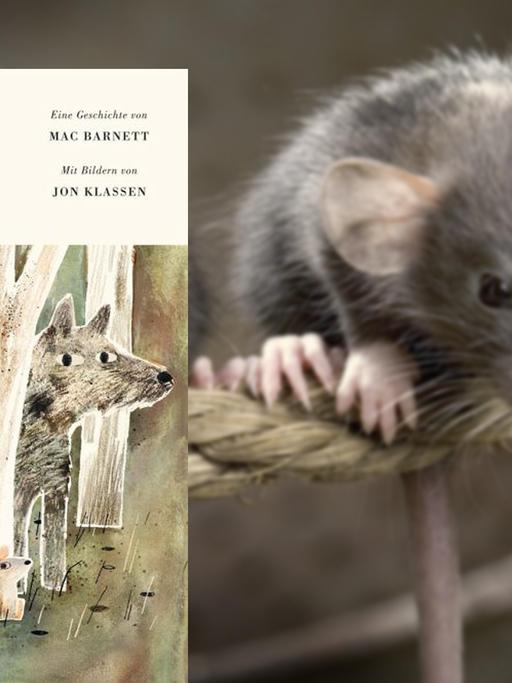 Buchcover: Mac Barnett/Jon Klassen: Der Wolf, die Ente und die Maus