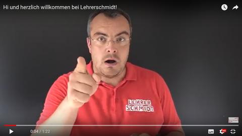 Der Youtuber Lehrerschmidt bringt seinen Followern Mathe bei