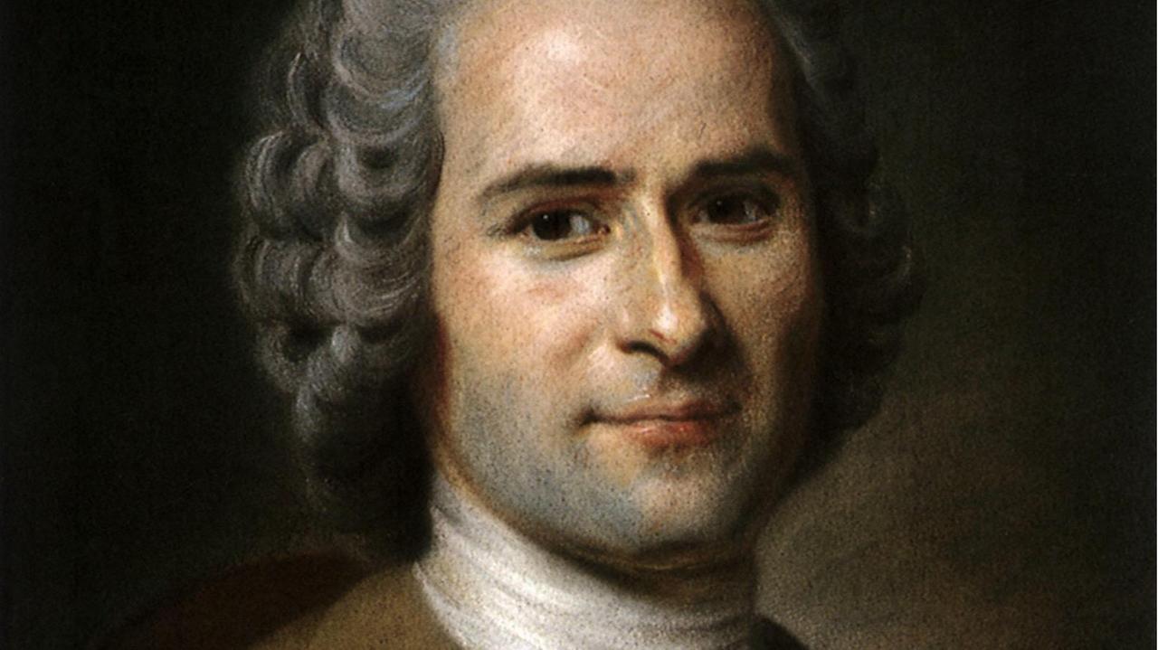 Porträt von Jean-Jacques Rousseau gemalt von Maurice Quentin de La Tour aus dem Jahr 1753 