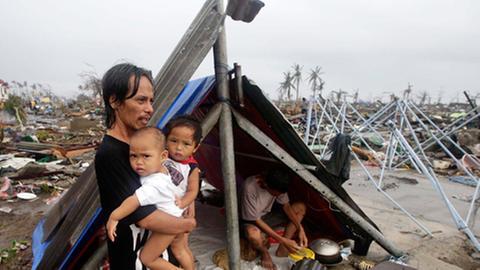 "Haiyan" hat die Menschen auf den Philippinen ins Chaos gestürzt.