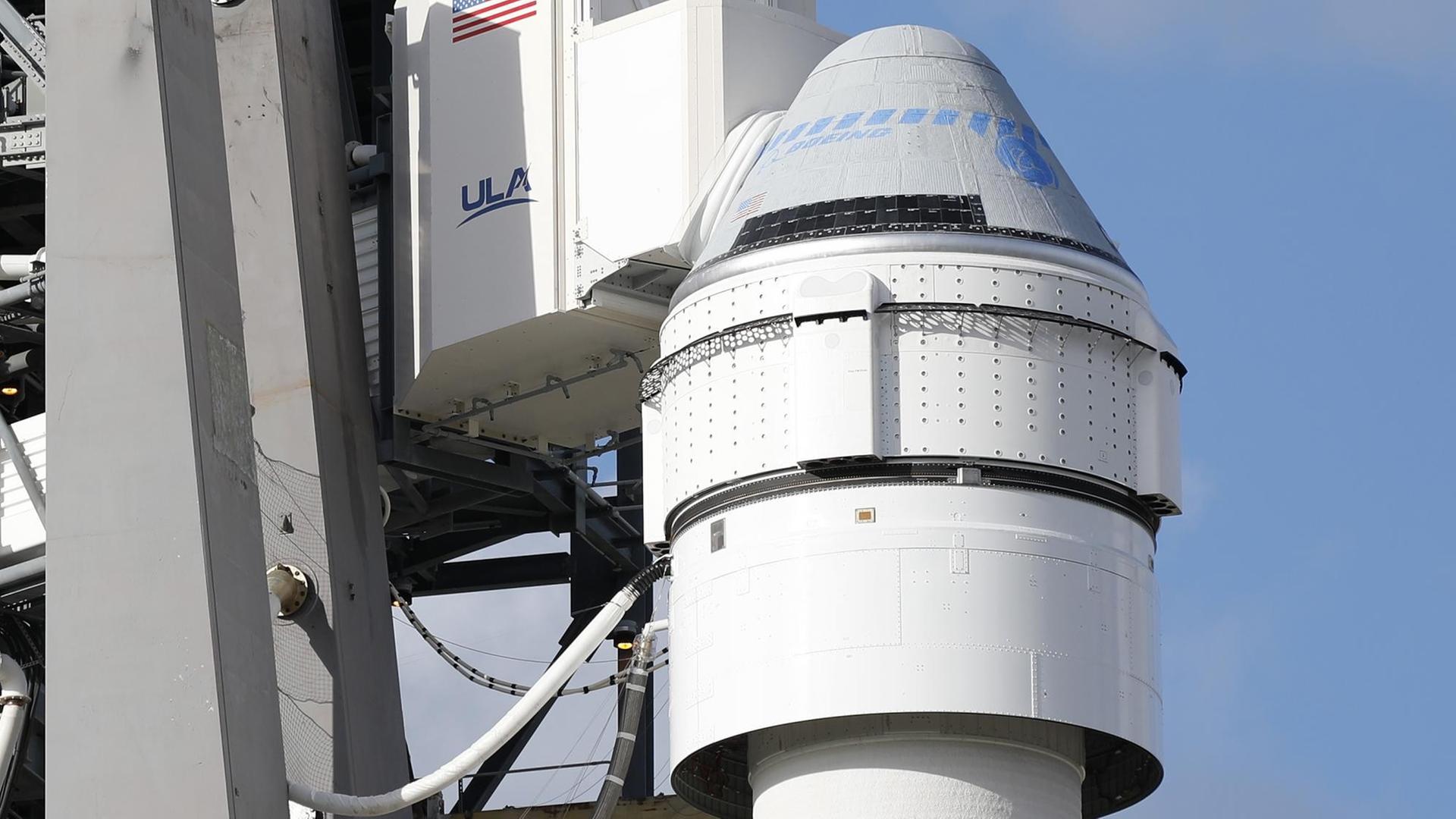 Der von Boeing entwickelte 'Starliner' auf der Weltraumstation Cape Canaveral.