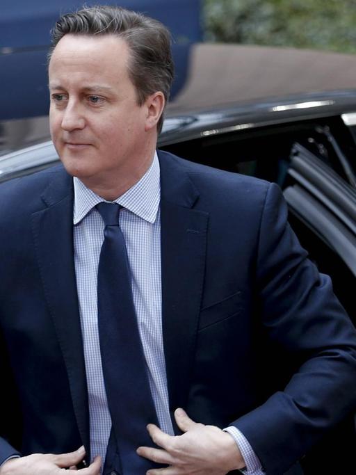 David Cameron bei seiner Ankunft zum EU-Gipfel in Brüssel.