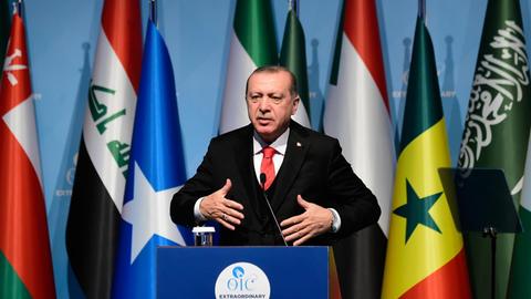 Der türkische Präsident Erdogan hat den derzeitigen OIC-Vorsitz