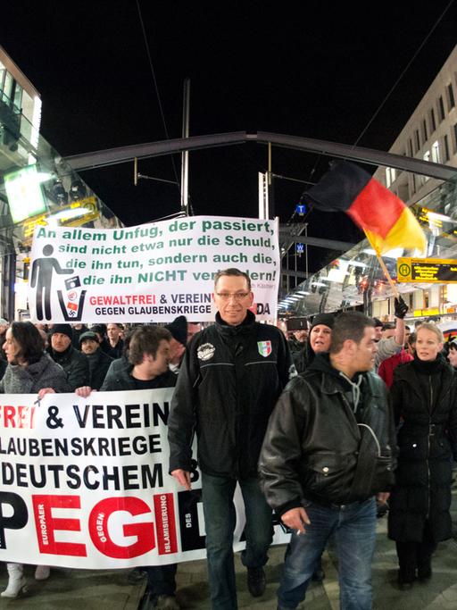 Pegida-Demonstration am 12. Januar in Dresden