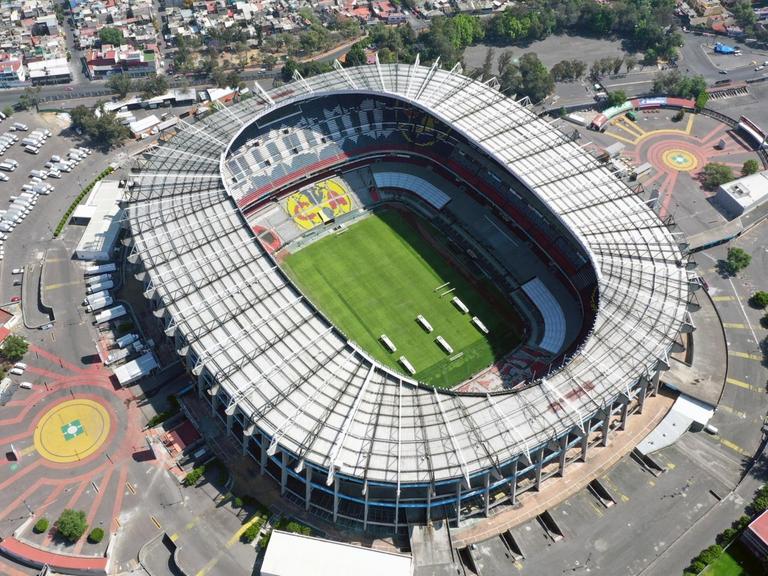 Das Atztekenstadion in Mexiko-City