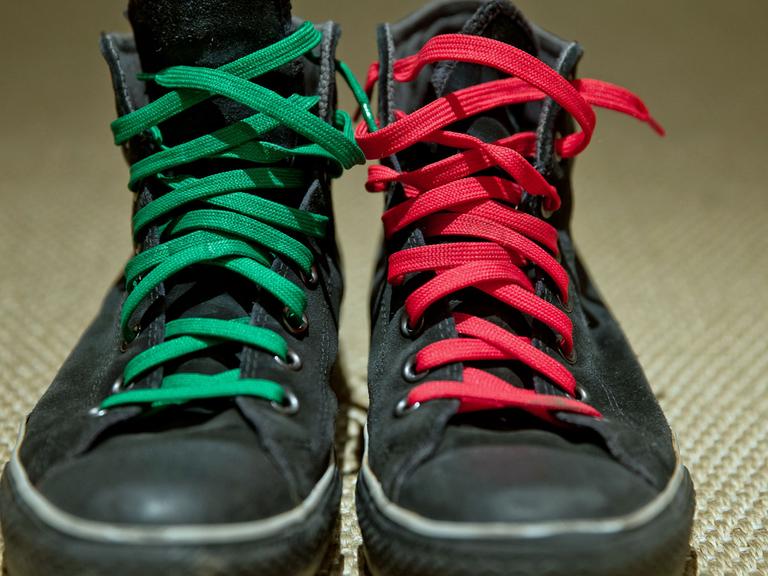 Farbige Schnürsenkel