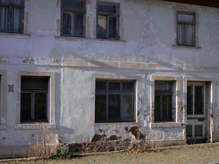 Verlassenes Gebäude im Zentrum von Bad Frankenhausen