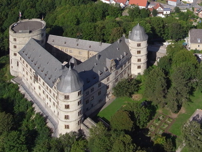 Luftbild von der Wewelsburg