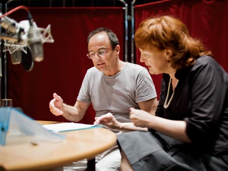 Der Schauspieler Michael Evers und die Regisseurin Andrea Getto (v.lks.) Der Schauspieler Michael Evers und die Regisseurin Andrea Getto (v.lks.)