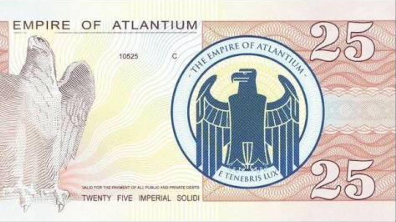 Australien - Währung der Mini-Nation Atlantium.