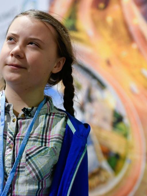 Die schwedische Schülerin Greta Thunberg während des Klimagipfels in Kattowitz