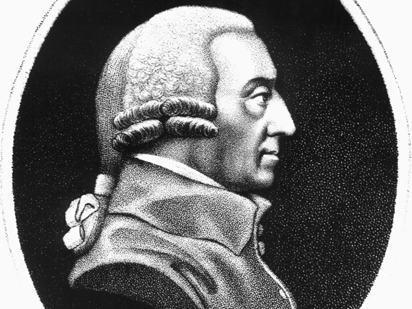 Der britische Moralphilosoph und Volkswirtschaftler Adam Smith