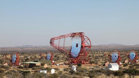Die Teleskopanlage HESS in Namibia