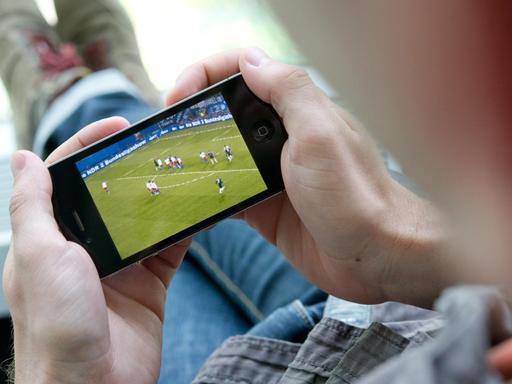 Fußball auf dem Smartphone