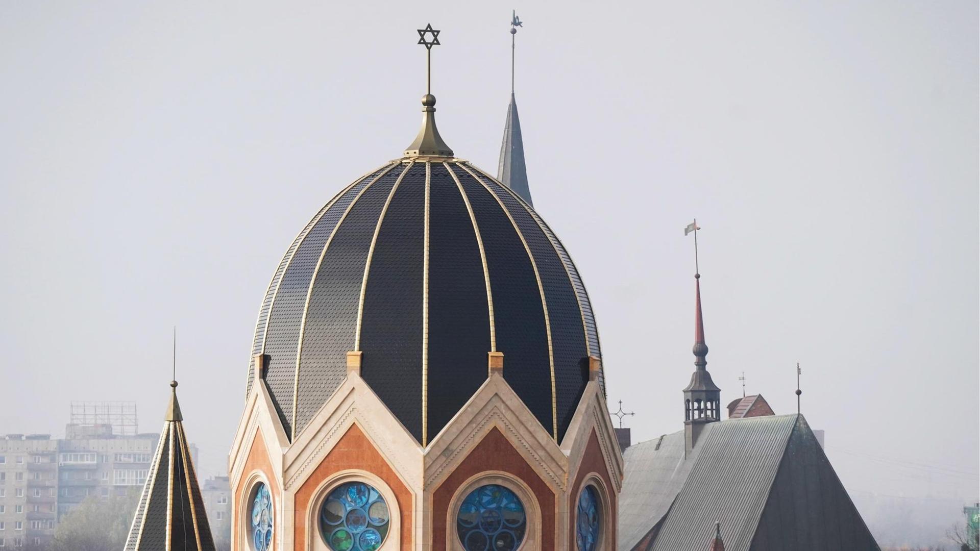 Blick auf die neue Synagoge Kaliningrads.