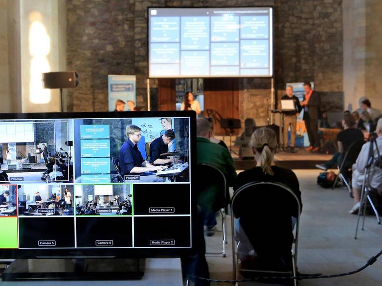 Twittergottesdienst Walloner Kirche beim evangelischen Kirchentag auf dem Weg in Magdeburg.