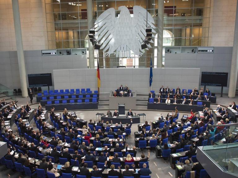 DEU, Deutschland, Germany, Berlin, 24.10.2017: Bundestag, konstituierende Sitzung.