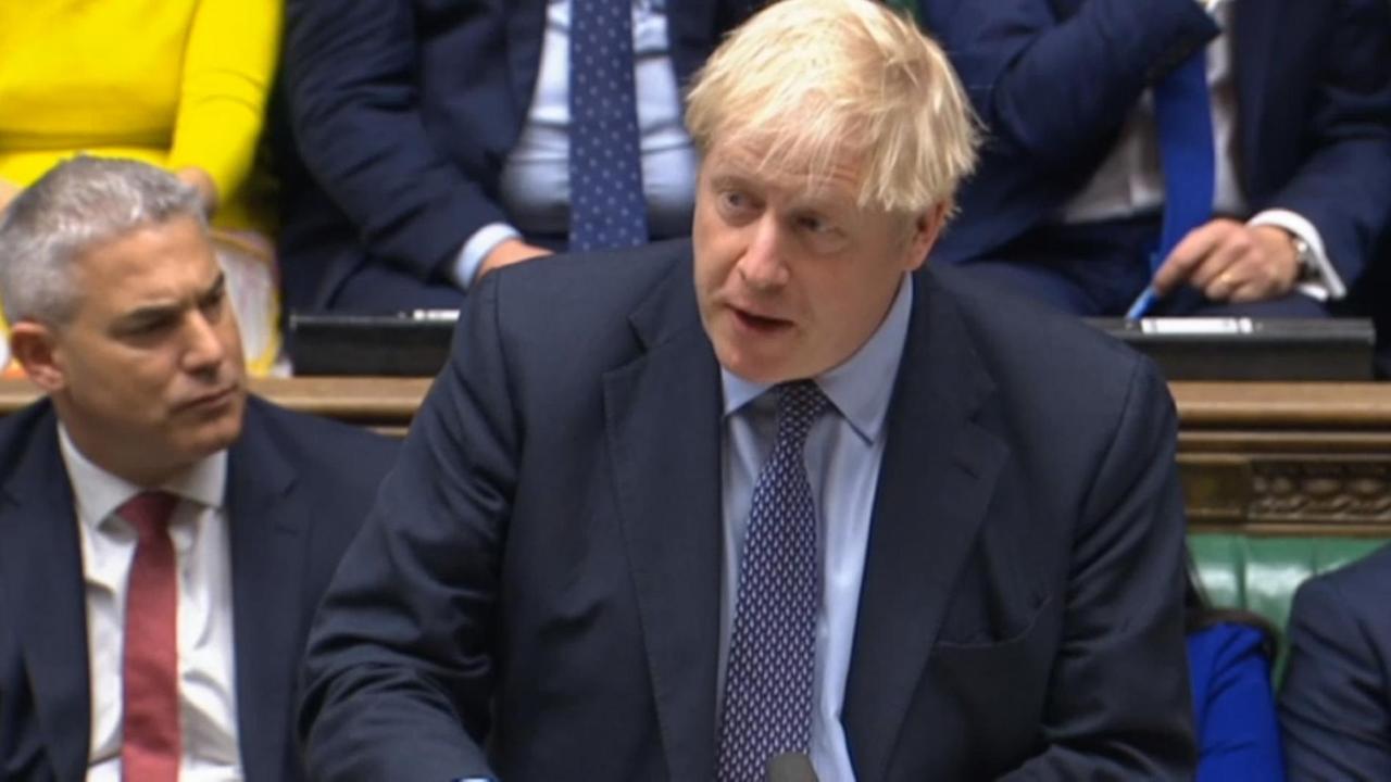 Prime Minister Boris Johnson bei seiner Rede im Unterhaus am 19.10.2019.
