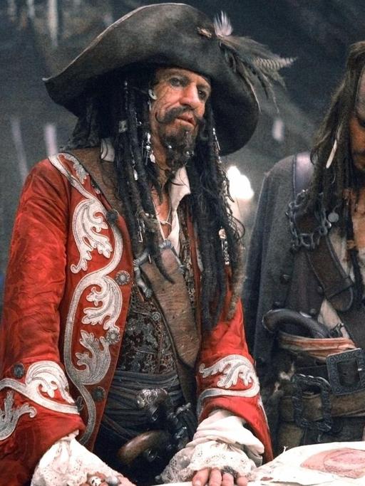 Keith Richards (links) an der Seite von Johnny Depp in "Fluch der Karibik 3" (2007)