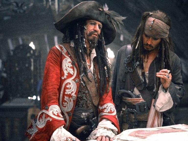 Keith Richards (links) an der Seite von Johnny Depp in "Fluch der Karibik 3" (2007)