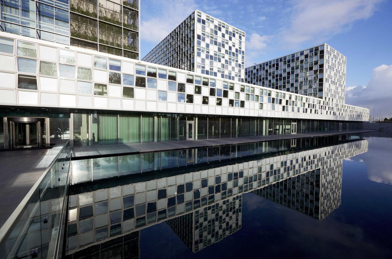 Das Gebäude des Internationalen Strafgerichtshofs in Den Haag