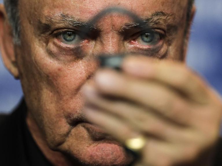 Der Schauspieler Udo Kier, aufgenommen in Cannes