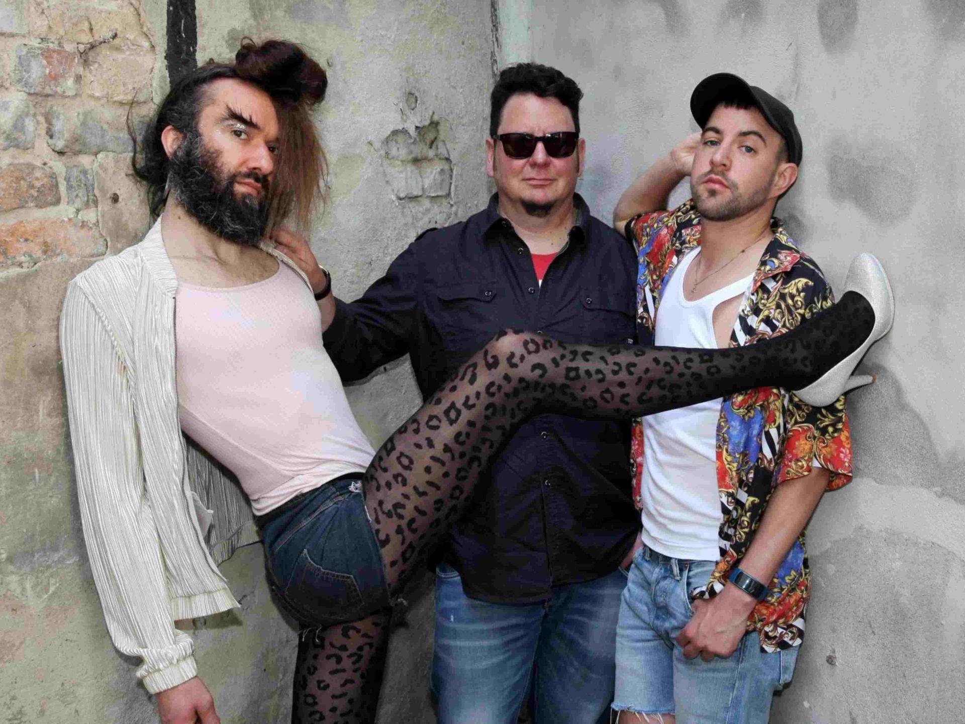 Camille O, Orlando de Boeykens, Tucké Royale (v.l.n.r.).