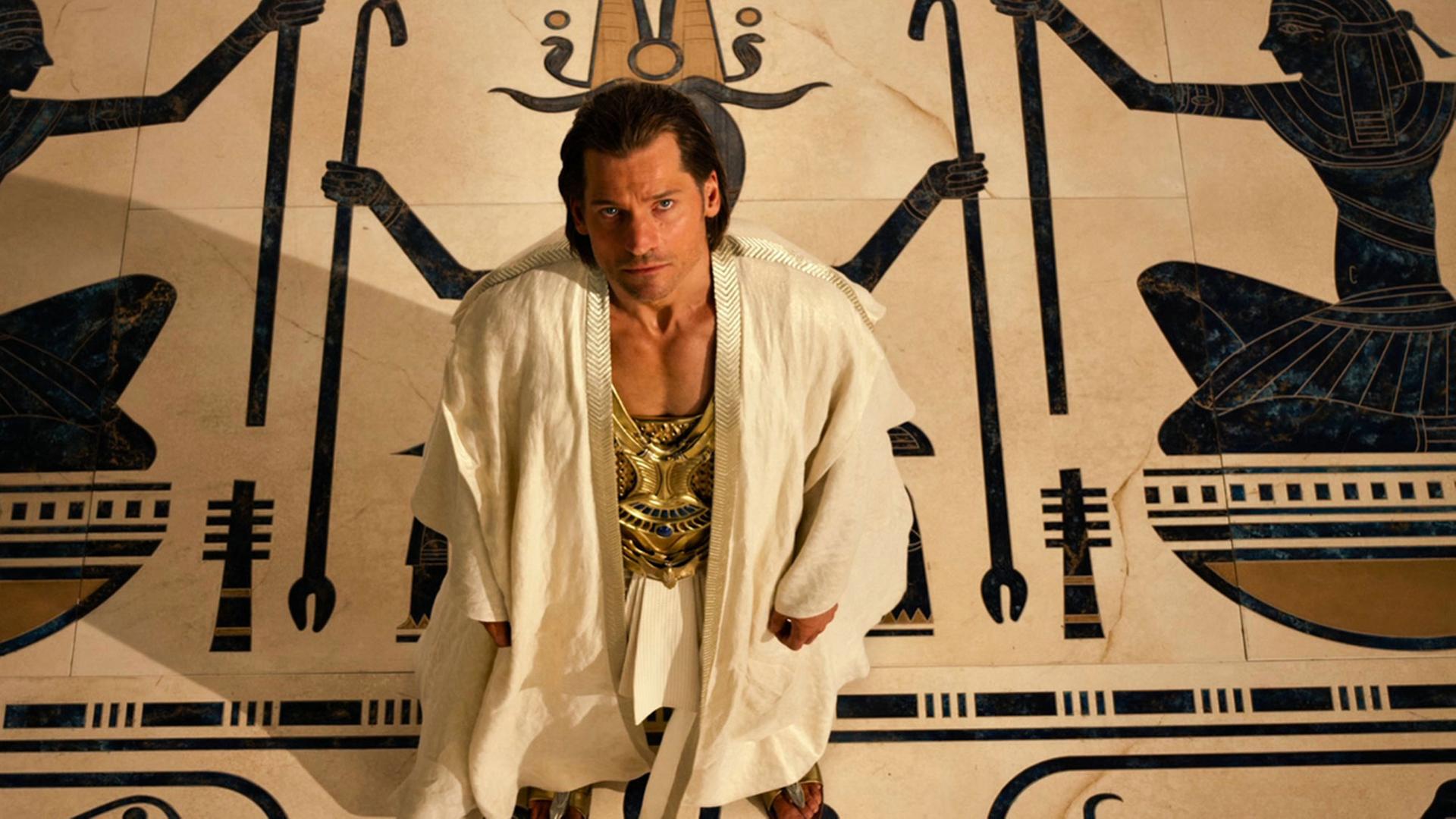 Nikolaj Coster-Waldau als Horus in einer Szene des Kinofilms "Gods Of Egypt" (undatierte Filmszene). Der Film kommt am 21.04.2016 in die deutschen Kinos.