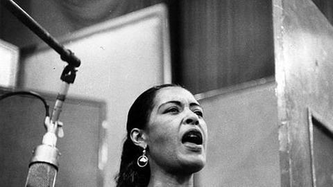 Die Jazzsängerin Billie Holiday