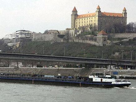 Das Schloss von Bratislava in der Slowakei
