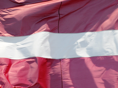 Die lettische Flagge