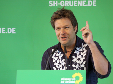 Robert Habeck (Bündnis 90/ Die Grünen), Minister für Energiewende, Umwelt und Landwirtschaft in Schleswig-Holstein