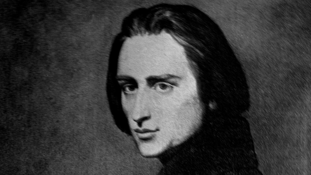 Portrait des ungarischen Komponisten Franz Liszt