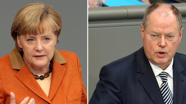 Merkel gegen Steinbrück