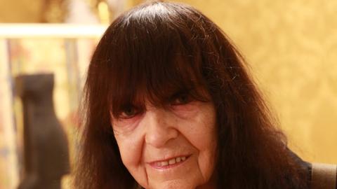 Die österreichische Schrifstellerin Friederike Mayröcker im Oktober 2014