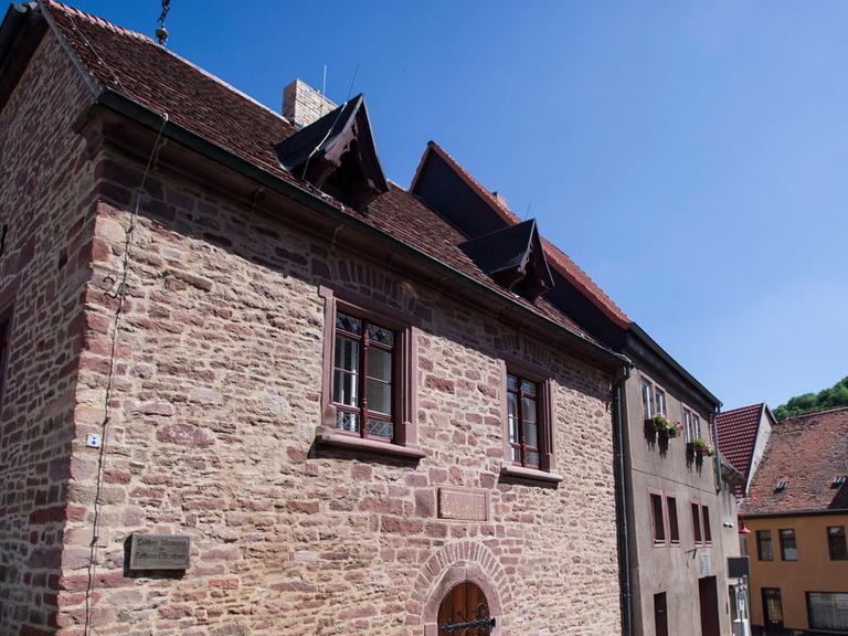 Das Elternhaus von Martin Luther(1483-1546), aufgenommen am 12.06.2014 in Mansfeld (Sachsen-Anhalt) während der Pressevorbesichtigung zur Lutherausstellung "Ich bin ein Mansfeldisch Kind".