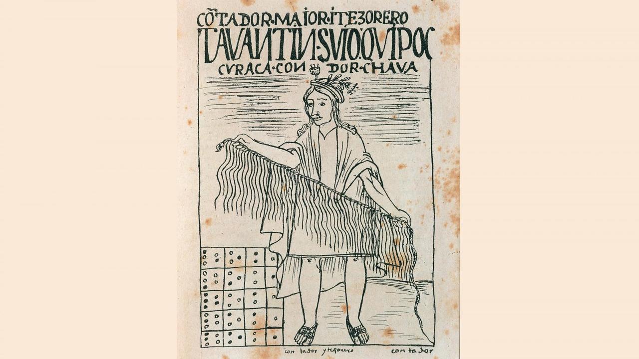 Illustration aus "El primer nueva corónica y buen gobierno" (1612–15) von Don Felipe Poma de Ayala. 