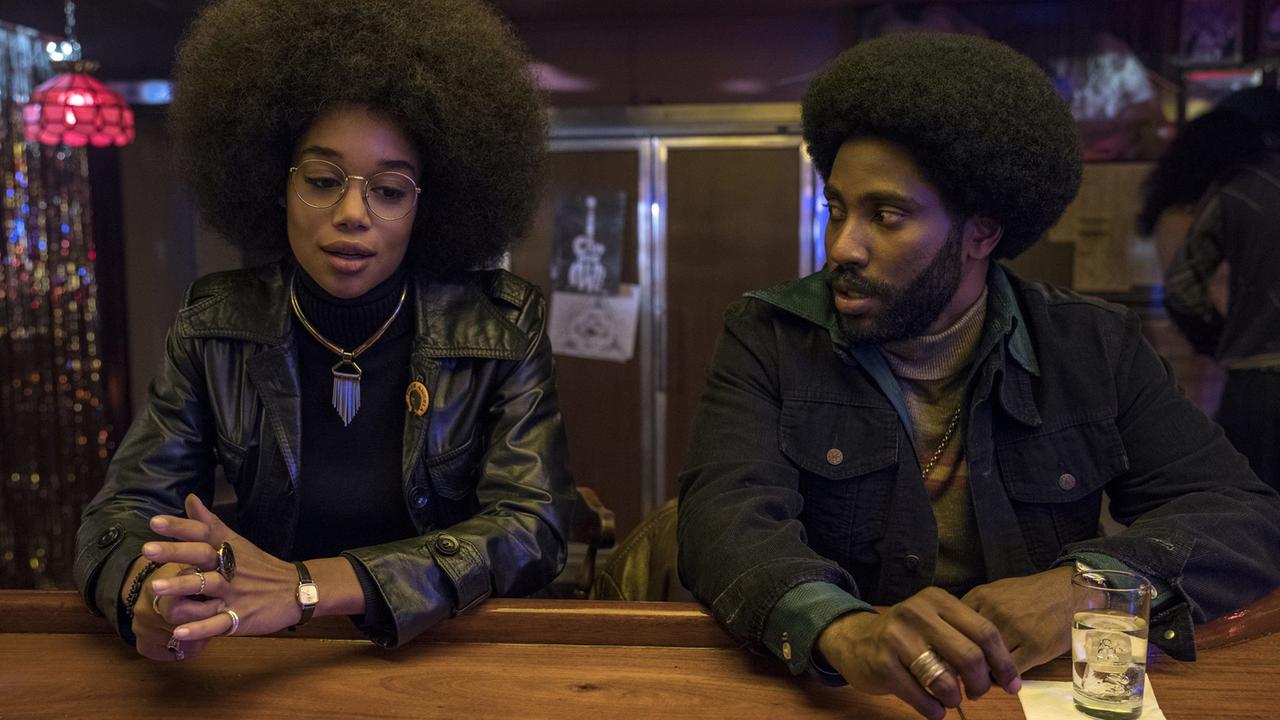 Die Schauspieler Laura Harrier und John David Washington Die Schauspieler Laura Harrier und John David Washington