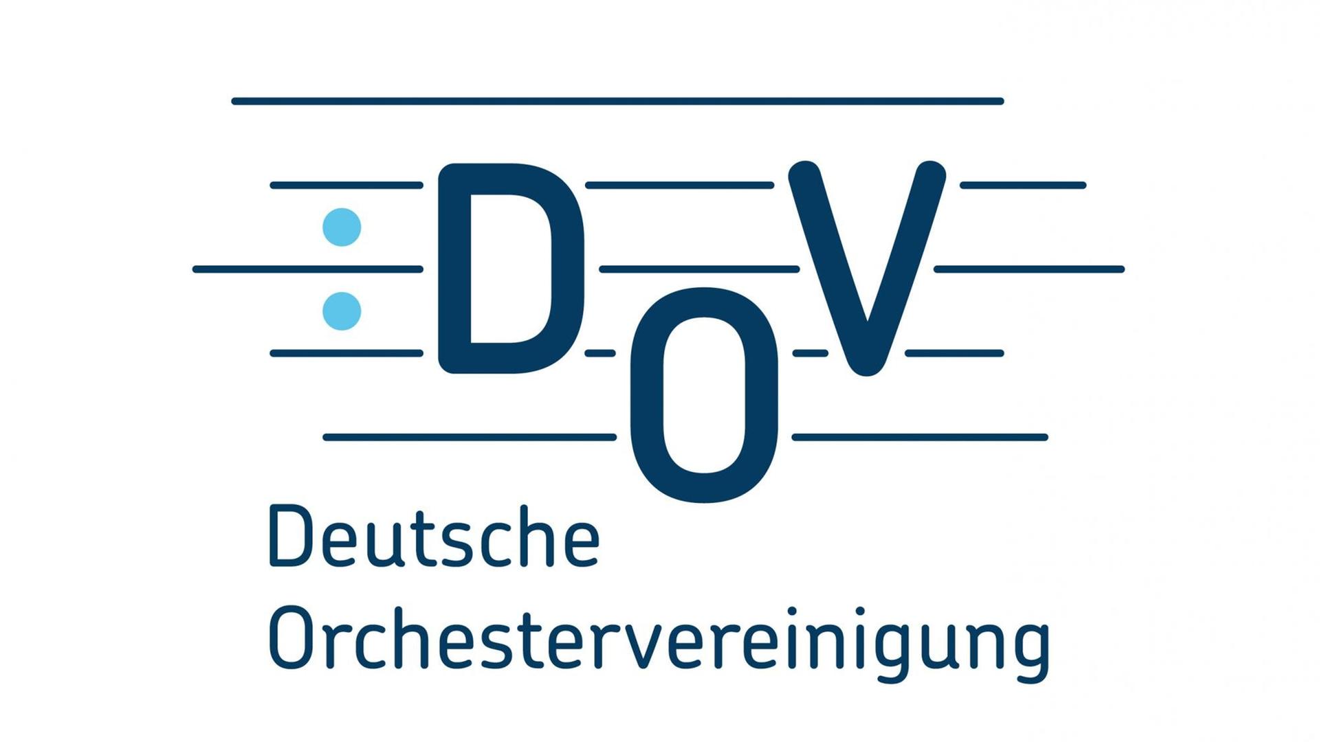 Logo der DOV mit Noten.