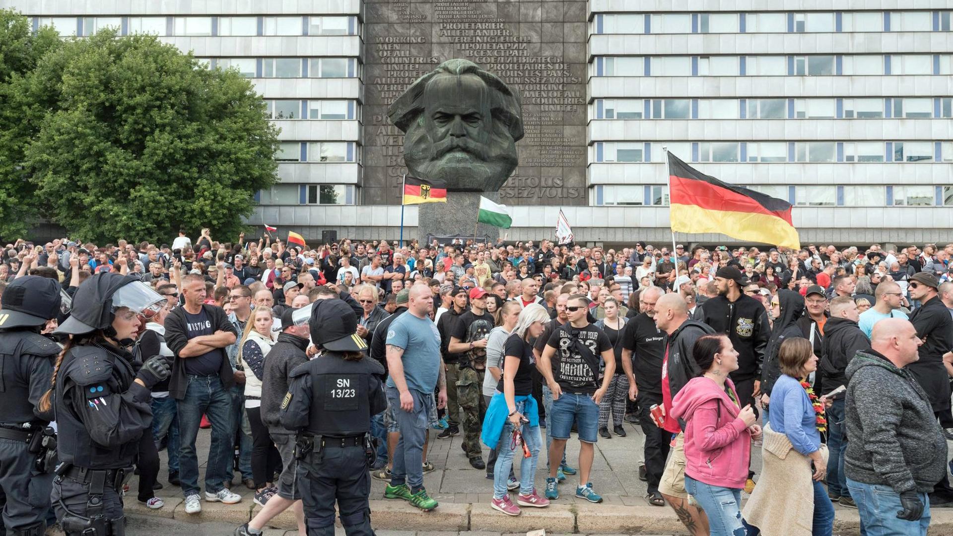 Demo in Chemnitz
