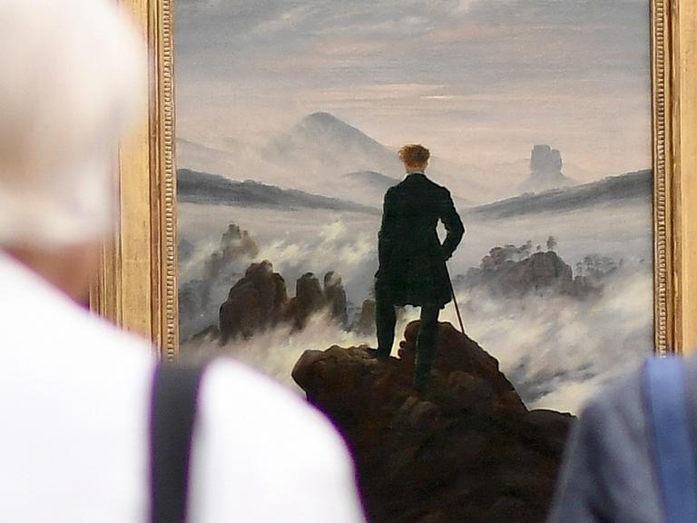 "Wanderer über dem Nebelmeer" des Künstlers Caspar David Friedrich
