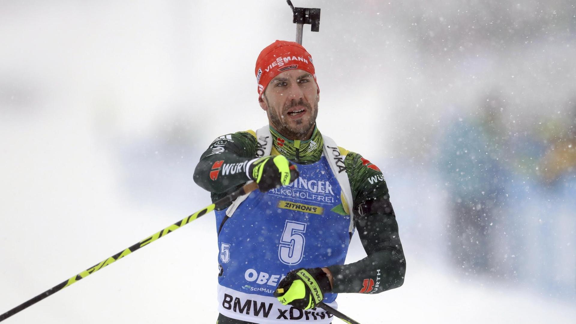 Arnd Peiffer nach einem Rennen.