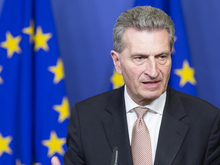 Günther Oettinger, EU-Kommissar für Digitale Wirtschaft und Gesellschaft, CDU