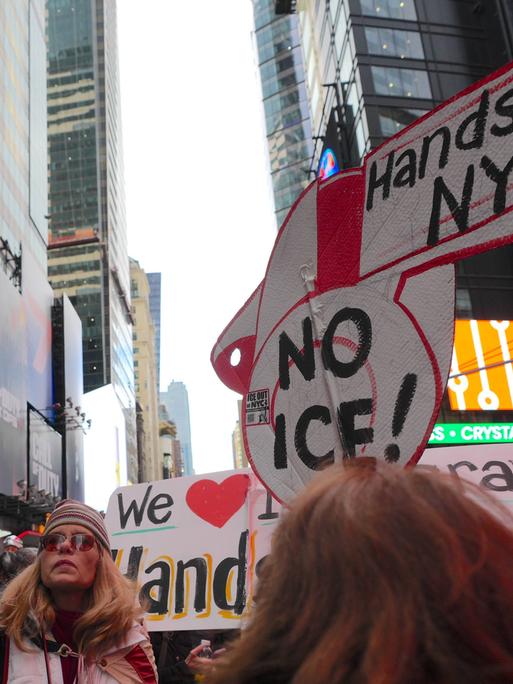 Demo in NY gegen ICE Demo in NY gegen ICE