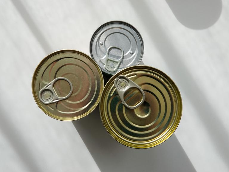 Konservendosen als Notvorrat