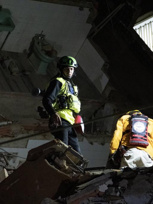 Rettungsarbeiten nach dem Erdbeben in Caracas