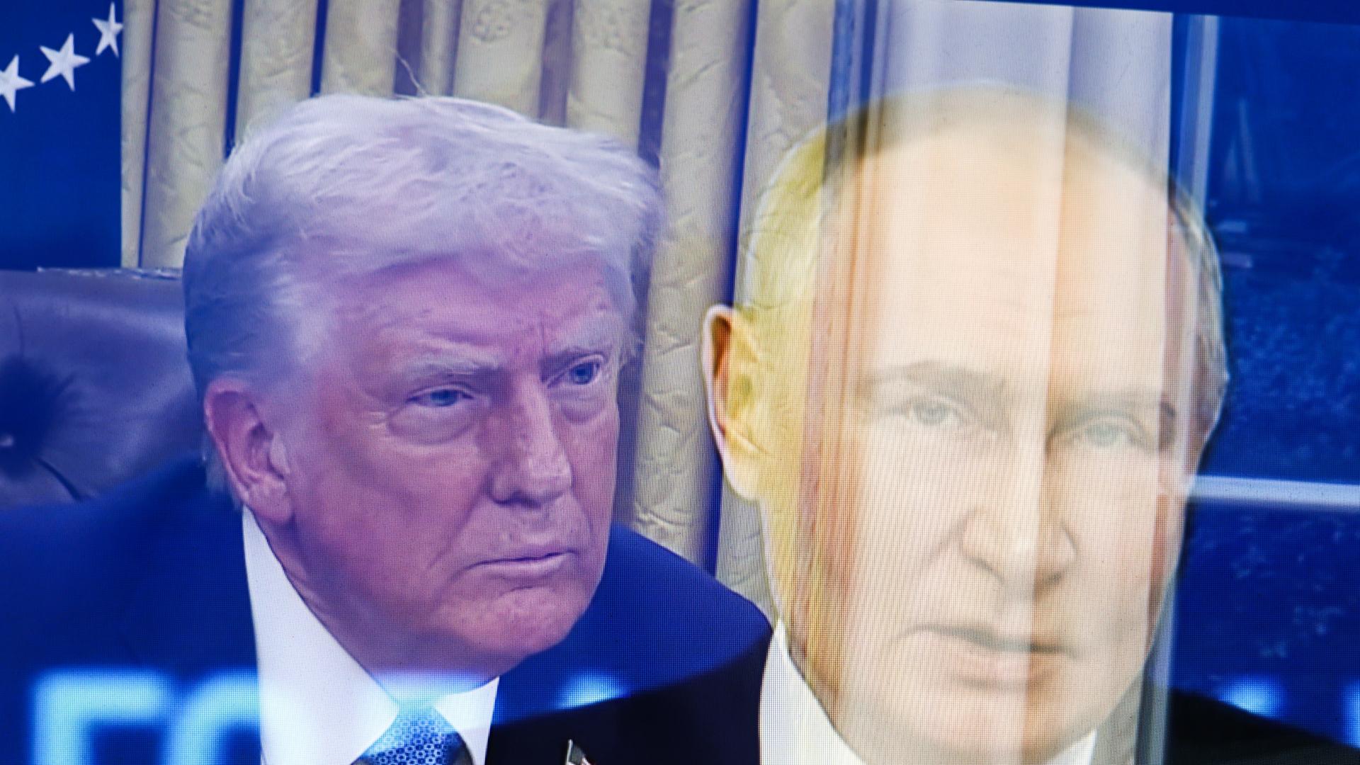 Donald Trump (links) und Wladimir Putin.