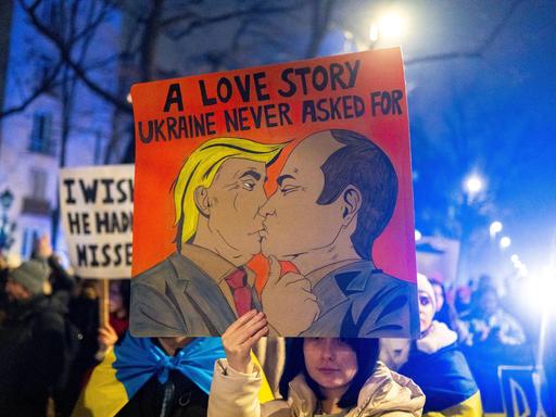 Proteste gegen Donald Trump und Wladimir Putin 2025