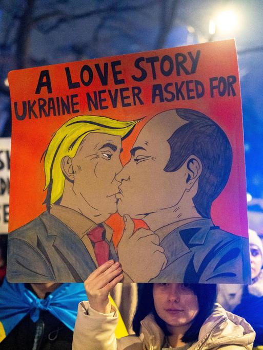 Proteste gegen Donald Trump und Wladimir Putin 2025